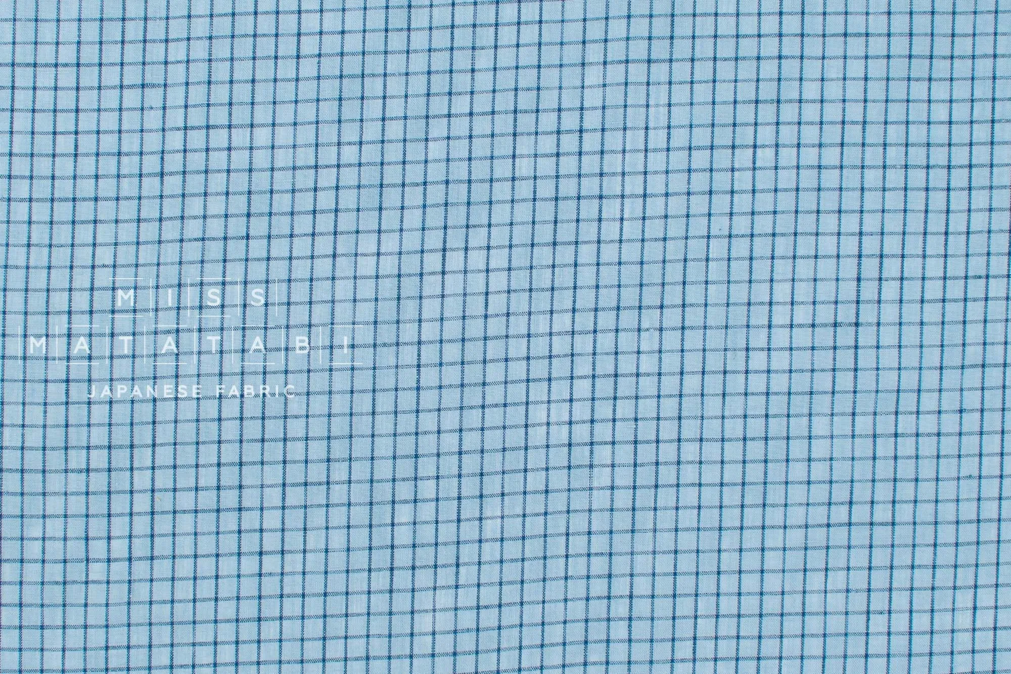 100% Linen Windowpane - 6