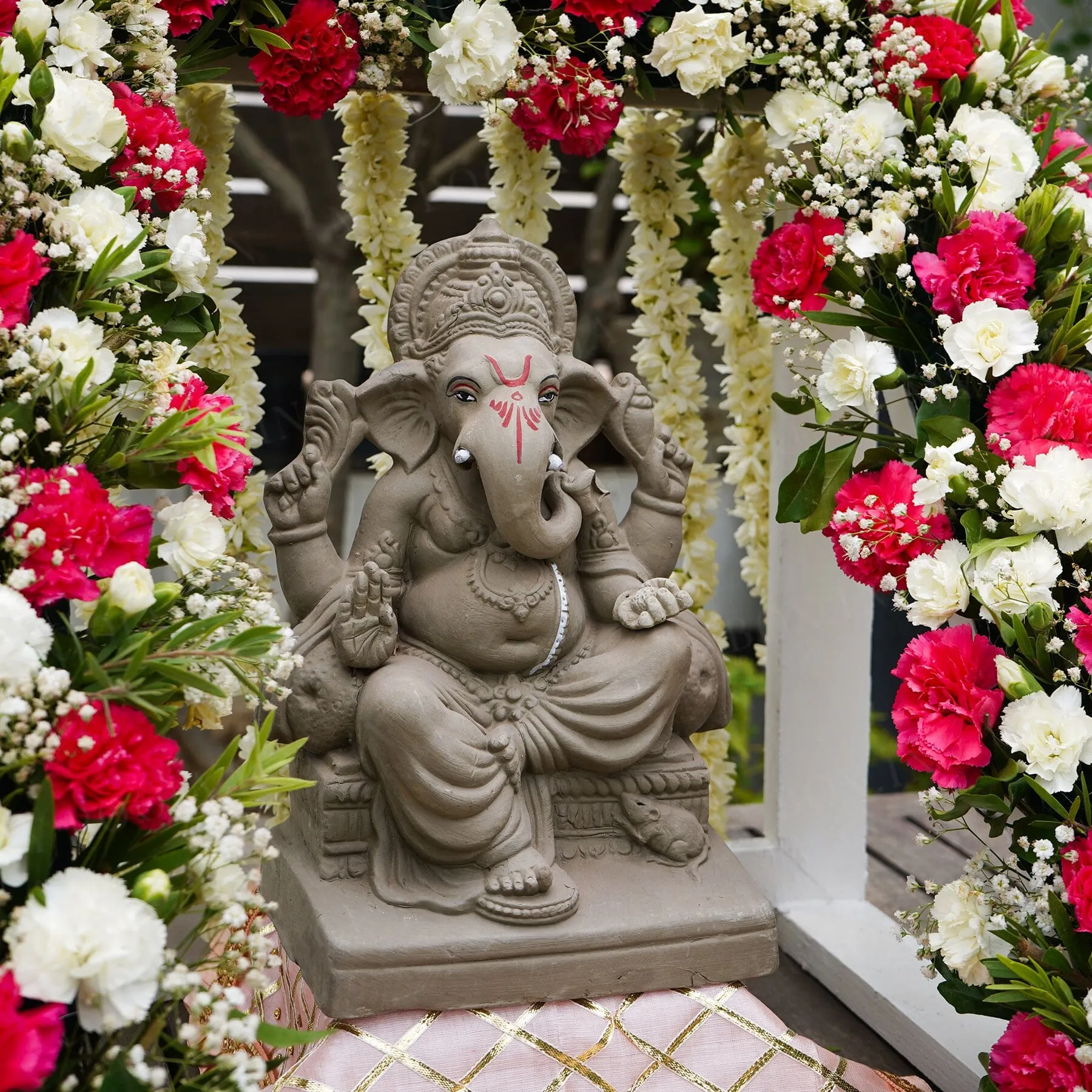 10INCH Lalbaugcha Raja Eco-Friendly Ganpati | Plant-A-Ganesha