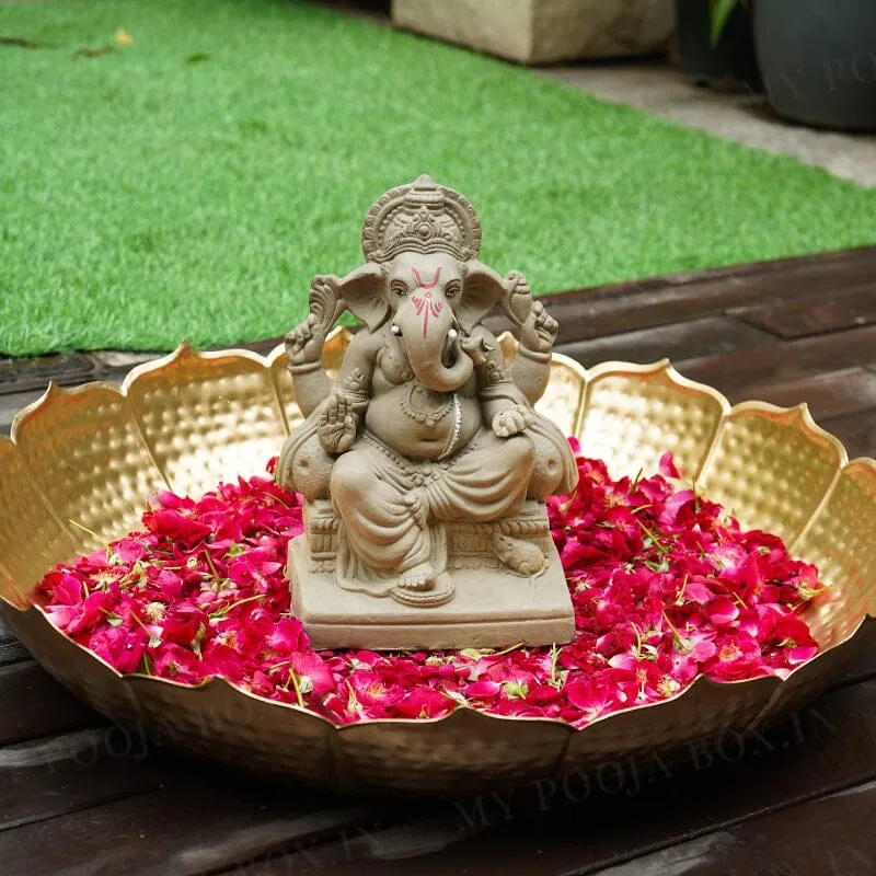 10INCH Lalbaugcha Raja Eco-Friendly Ganpati | Plant-A-Ganesha