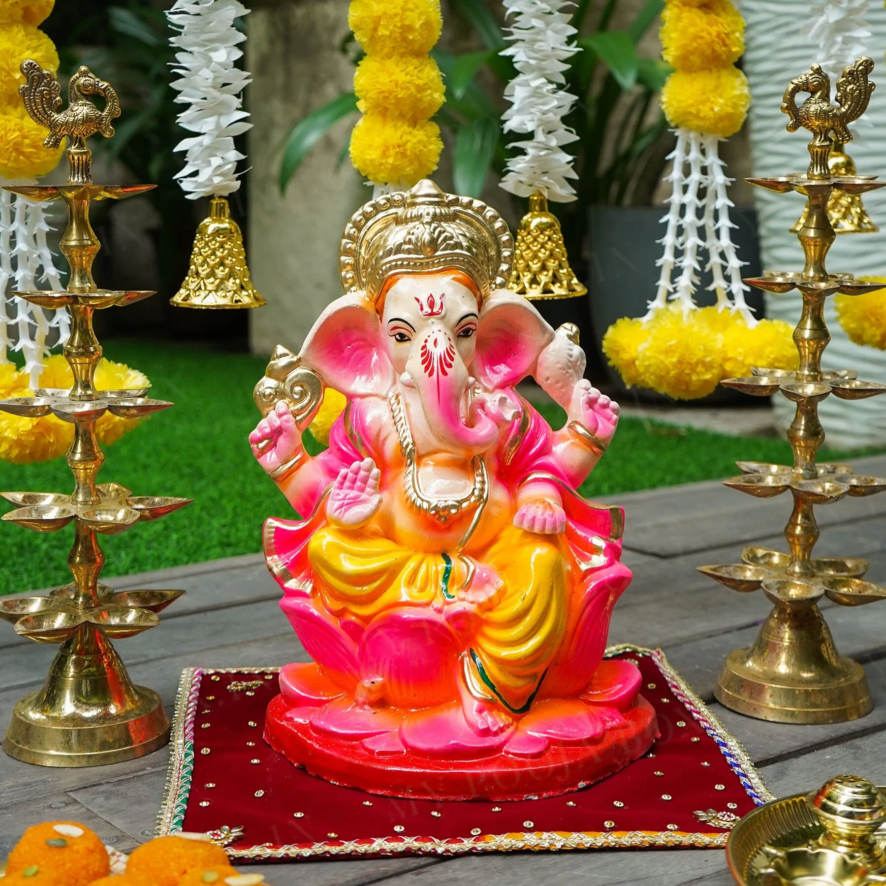 1FEET Durja Eco-Friendly Ganpati | Plant-A-Ganesha