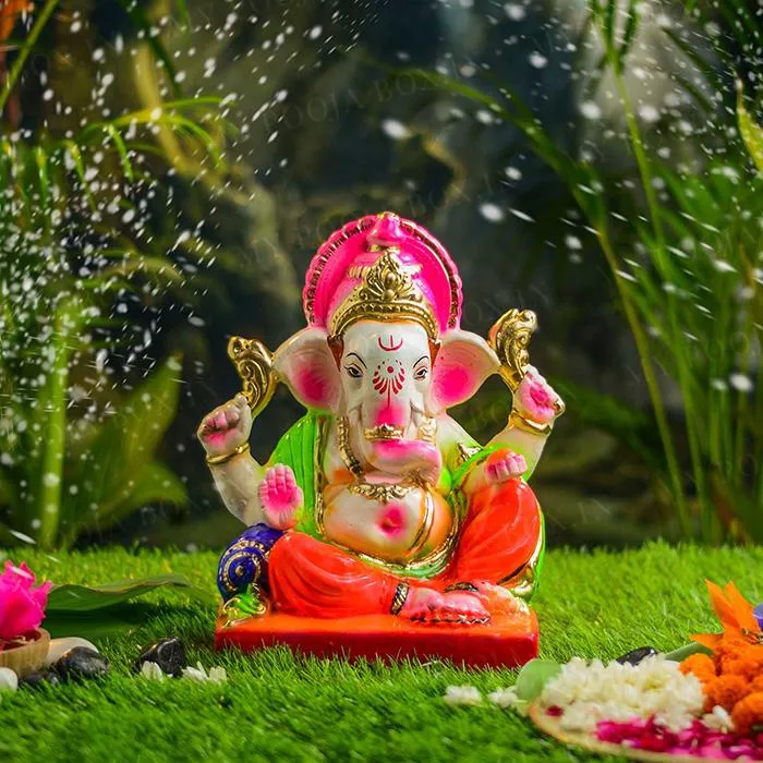 1FEET Gajavakra Eco-Friendly Ganpati | Plant-A-Ganesha