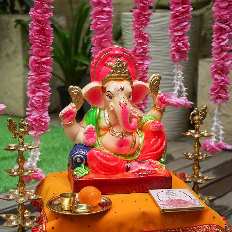 1FEET Gajavakra Eco-Friendly Ganpati | Plant-A-Ganesha