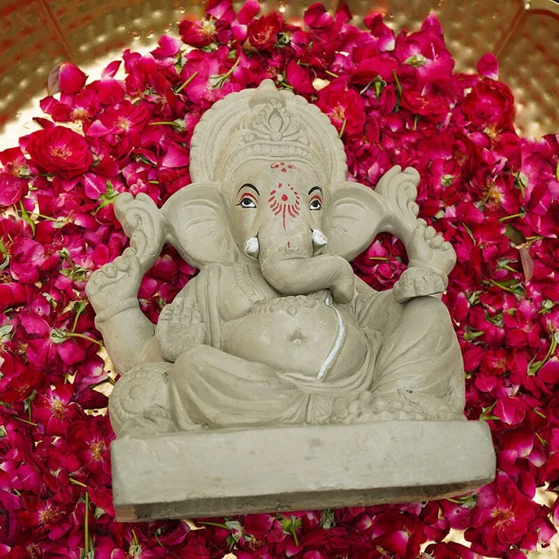 1FEET Gajavakra Eco-Friendly Ganpati | Plant-A-Ganesha