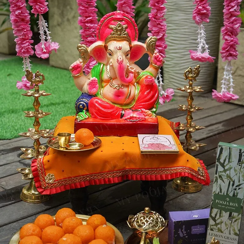 1FEET Gajavakra Eco-Friendly Ganpati | Plant-A-Ganesha