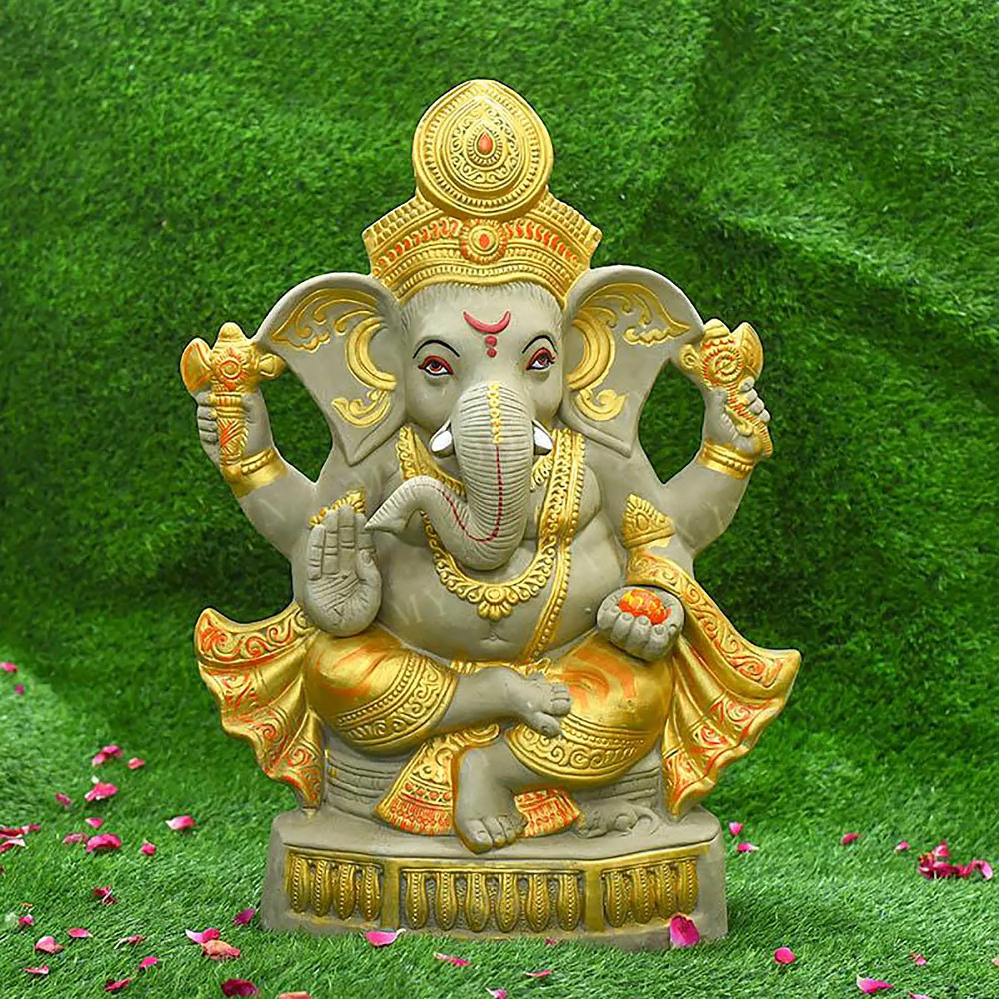 2FEET Moti Dungri Eco-Friendly Ganpati | Plant-A-Ganesha