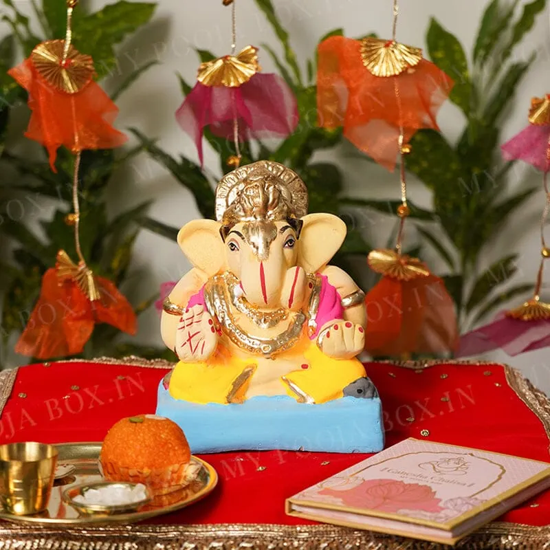 5INCH Eco-Friendly Akhurath Ganesh | Plant-A-Ganesha