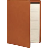 9 1/2" x 12" Laserable Leatherette Portfolio with Notepad