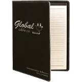 9 1/2" x 12" Laserable Leatherette Portfolio with Notepad