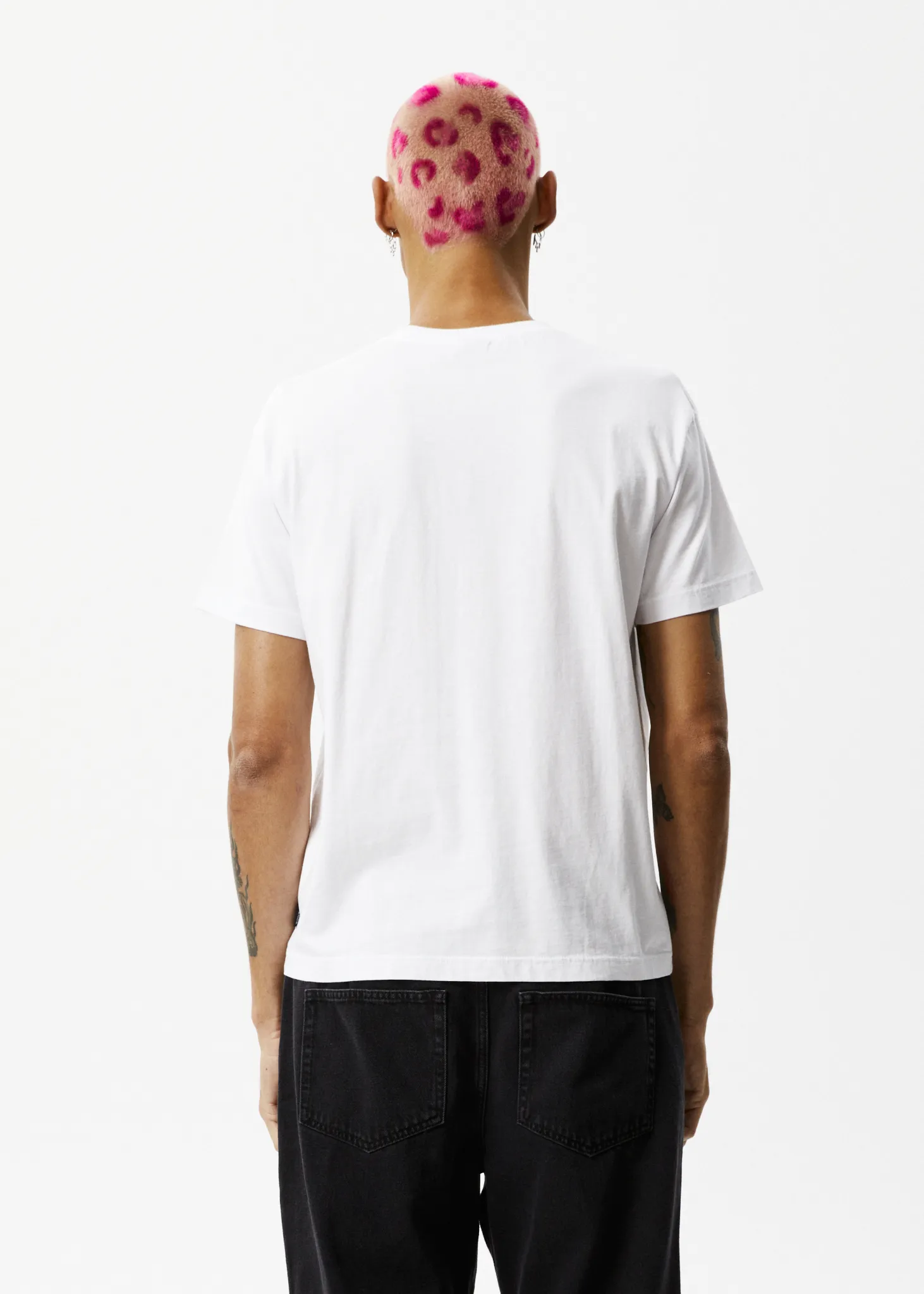 AFENDS Mens Future - Slim Fit Graphic T-Shirt - White
