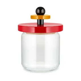 Alessi Ettore Sottsass Suppose Glass Kitchen Jar - Red