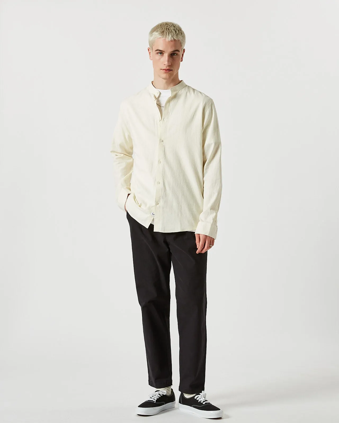 Anholt 2.0 0063 Shirt - Brokenwhite Melange