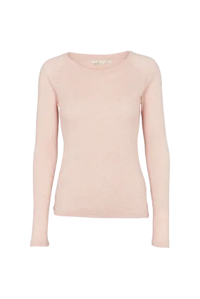Arense LS Tee - Pink Melange