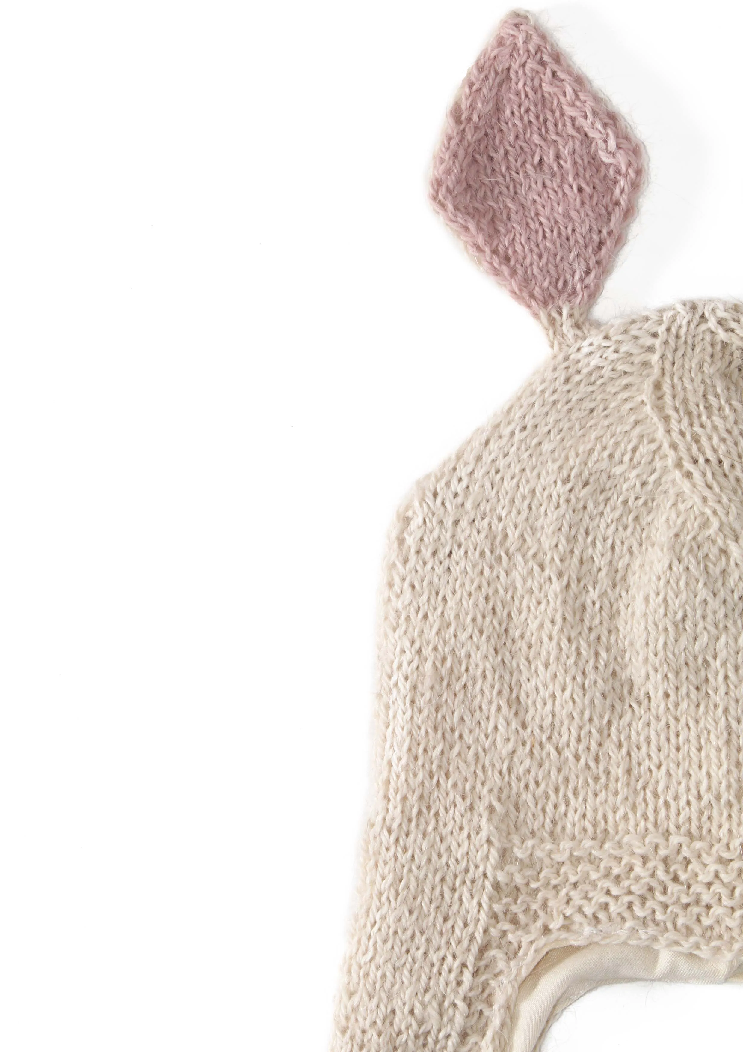 Argentinian Alpaca kids Bunny hat