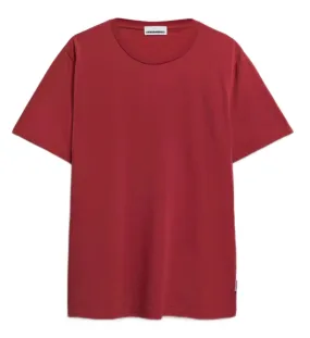 ARMEDANGELS Jaames T-shirt dark crimson men