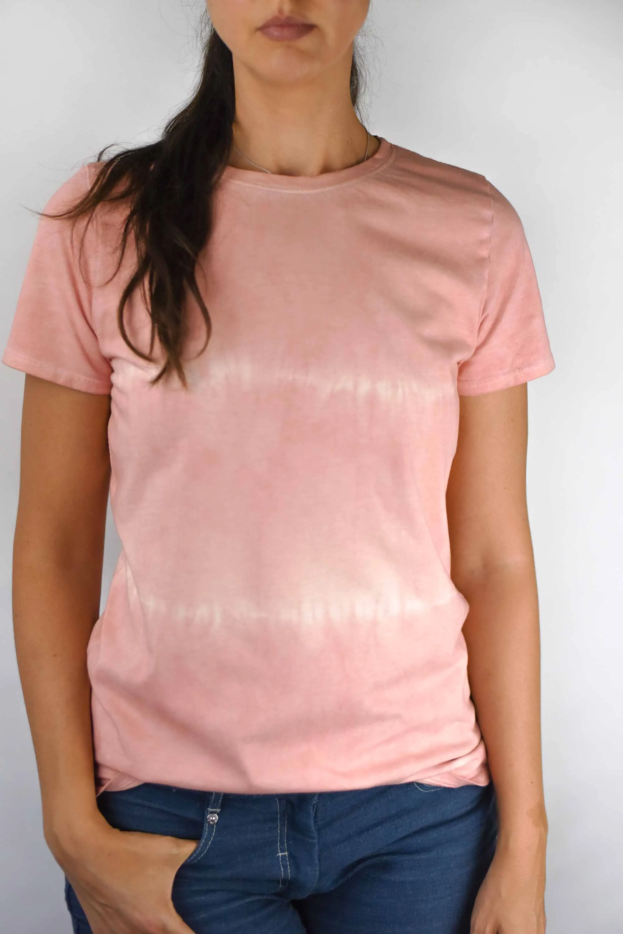 Avocado-dyed Shibori Tee