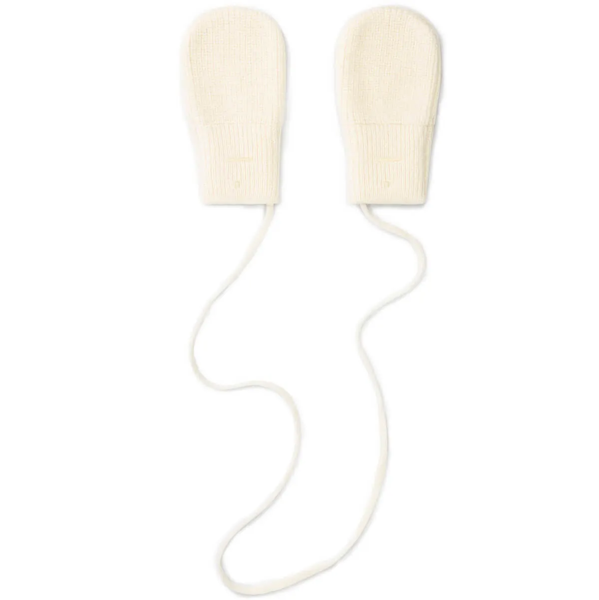 Baby Knitted Mittens in Cream by Gray Label