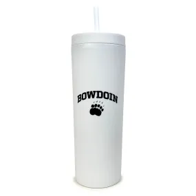 Bowdoin & Paw Recycled Travel Tumbler with Straw