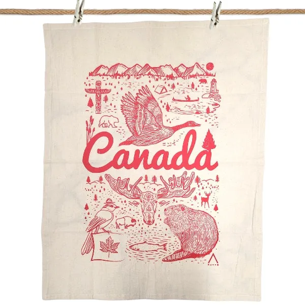 Canada Commemorative Tea Towel
