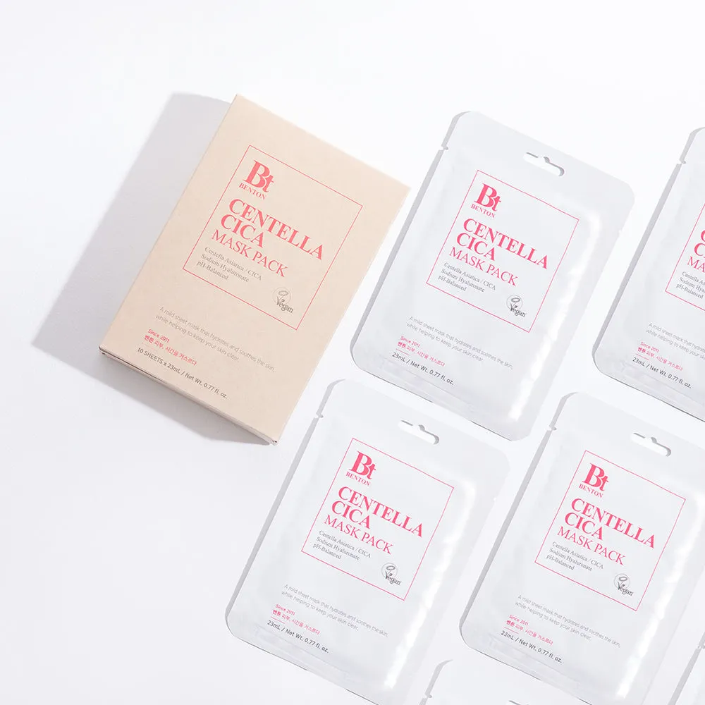 Centella Cica Mask Pack Set [10 Masks]