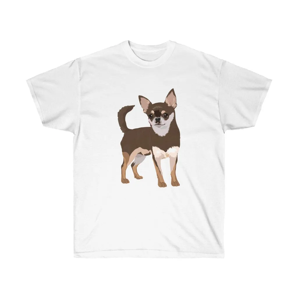Chihuahua Unisex Ultra Cotton Tee, S - 5XL, 12 Colors, Cotton, Made in the USA, Free Shipping!!