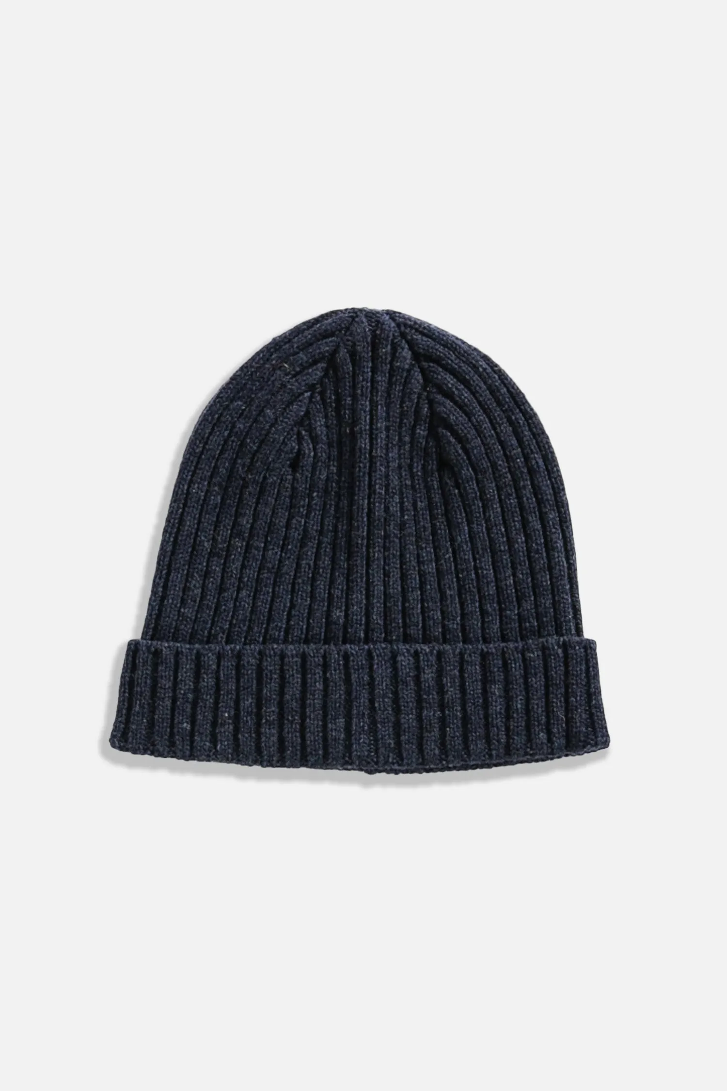 Chunky Ribbed Beanie / Navy
