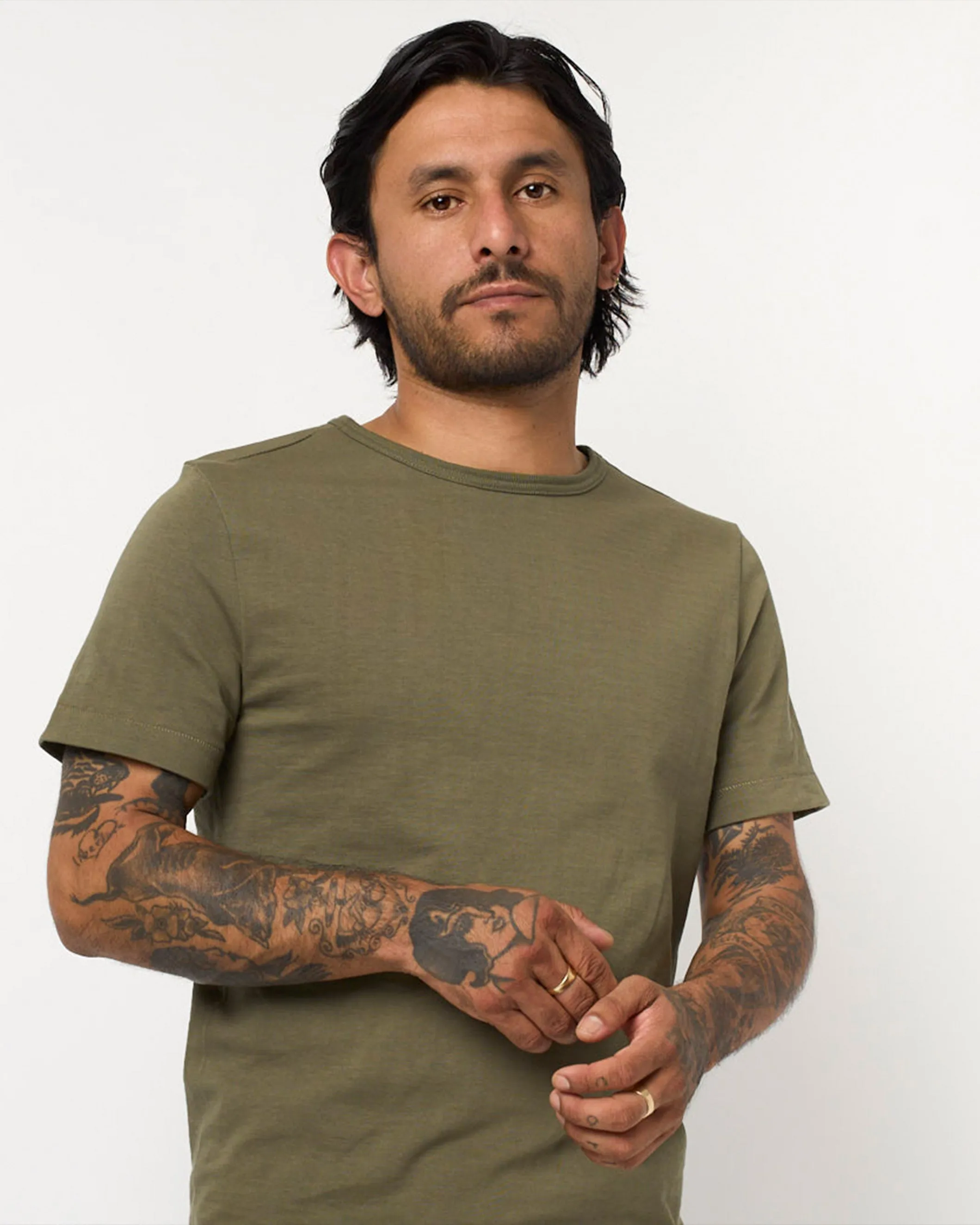 Classic Fit Loopwheel T-Shirt 215