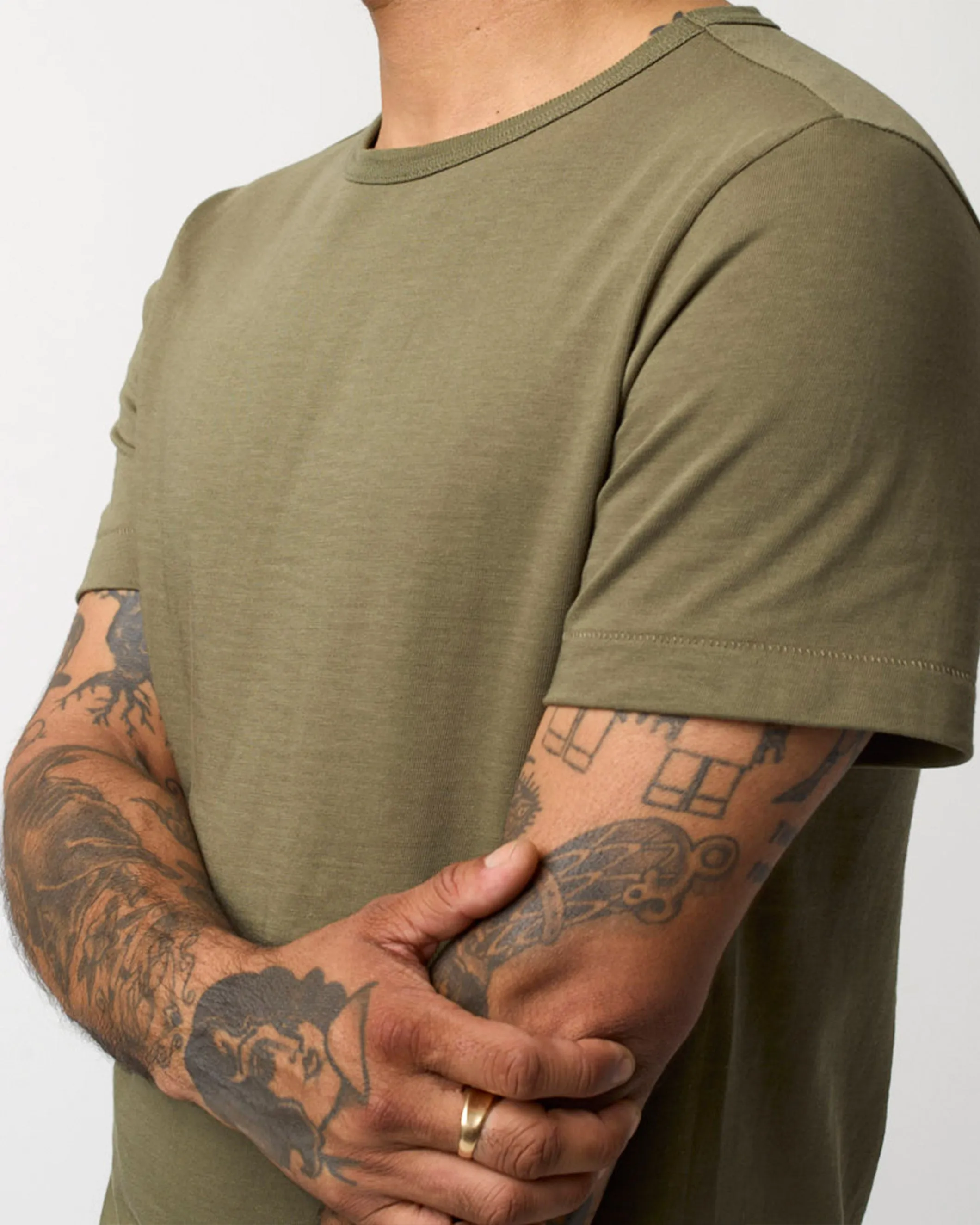 Classic Fit Loopwheel T-Shirt 215