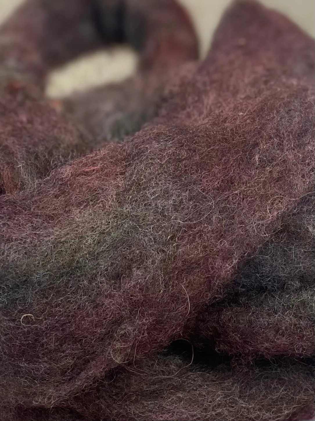 Crossbreed Hand Dyed Roving - (NY)