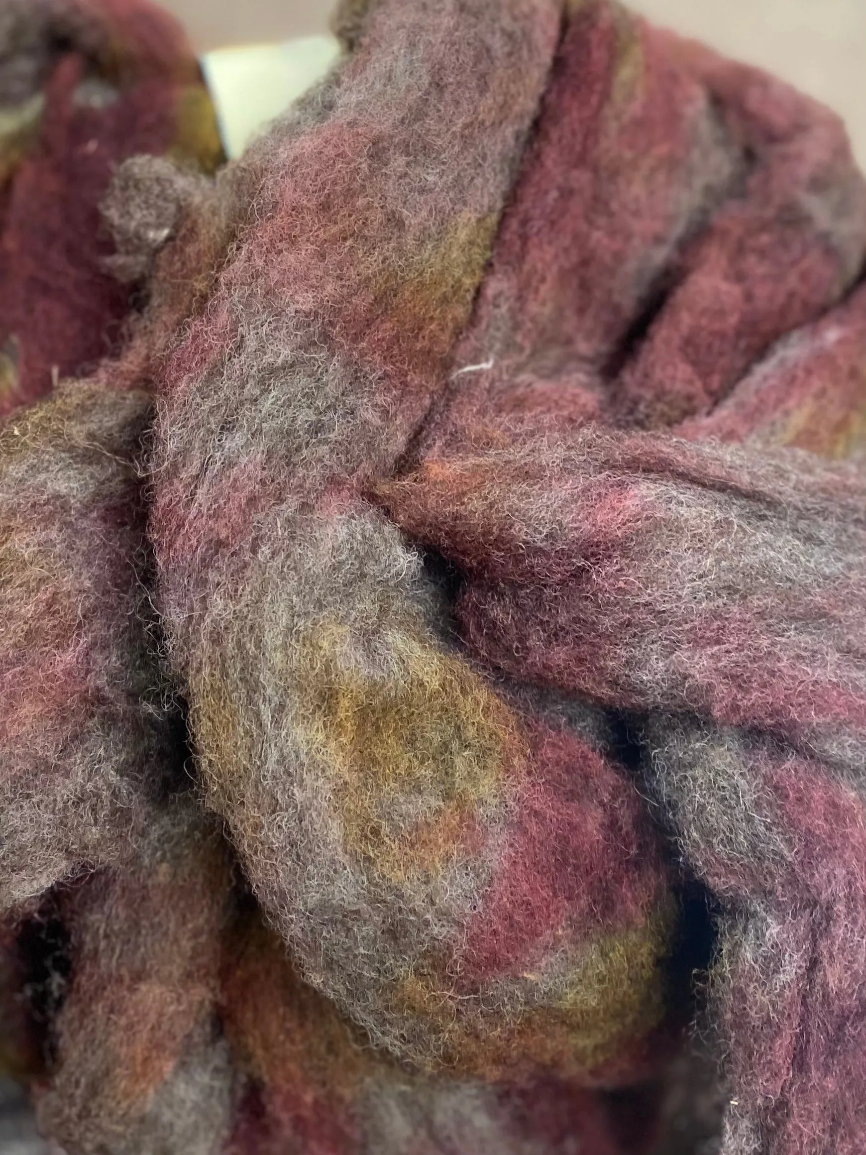 Crossbreed Hand Dyed Roving - (NY)