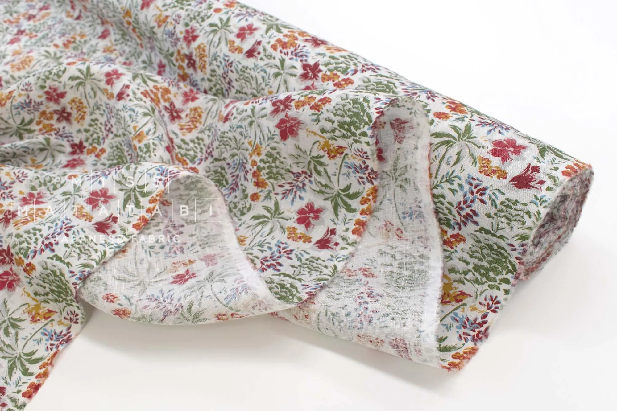 DEADSTOCK 100% Linen Garden - A