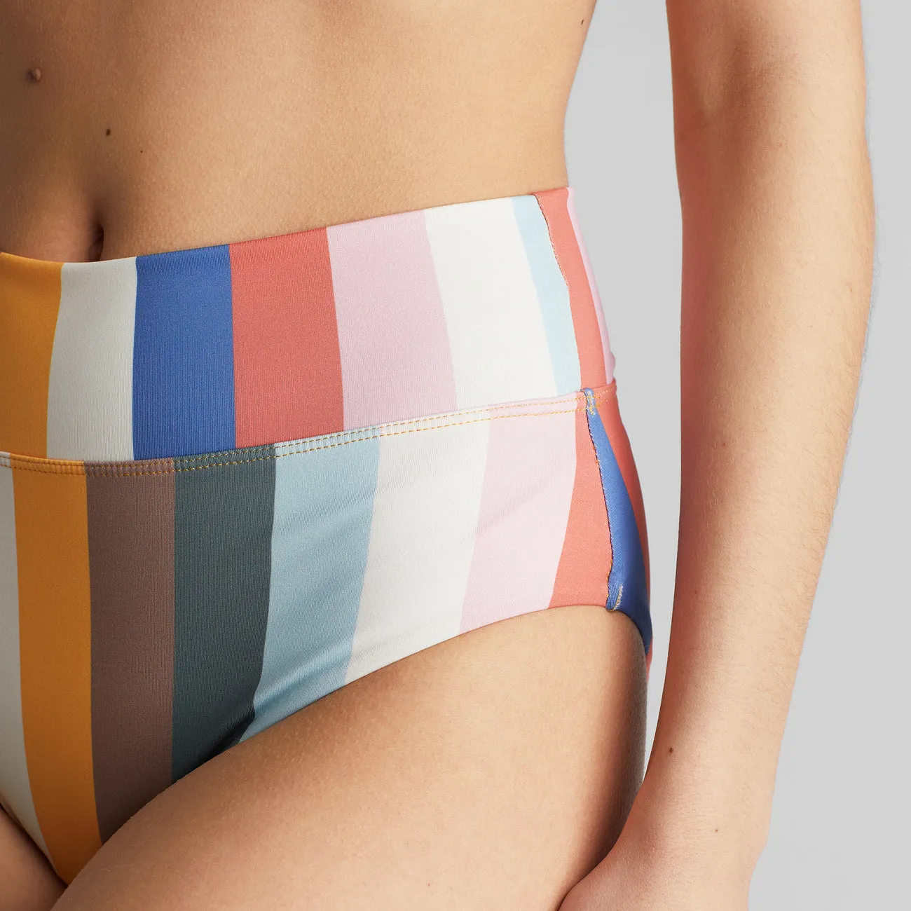 DEDICATED Slite bikini pants stripes multi color