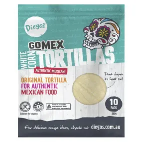 Diego's GoMex White Corn Tortilla 10 pack (280g)