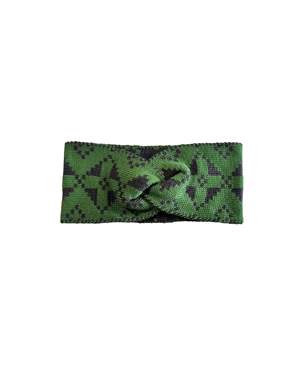 Eryri Headband - Monstera / Umber