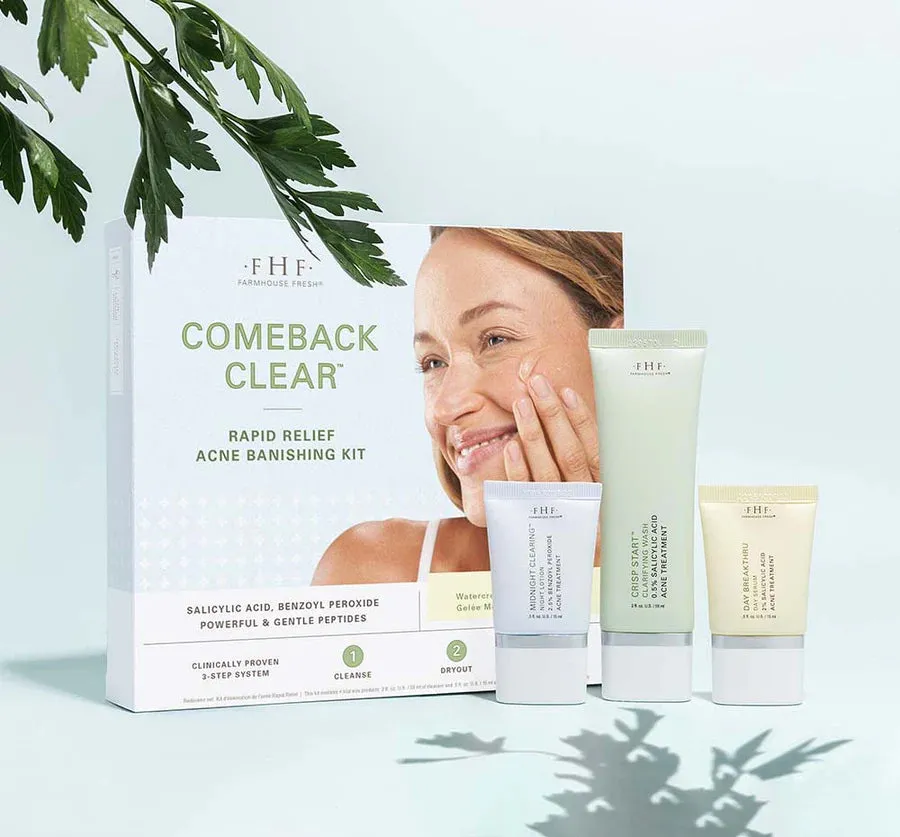 Farmhouse Fresh Comeback Clear Rapid Relief Acne Kit