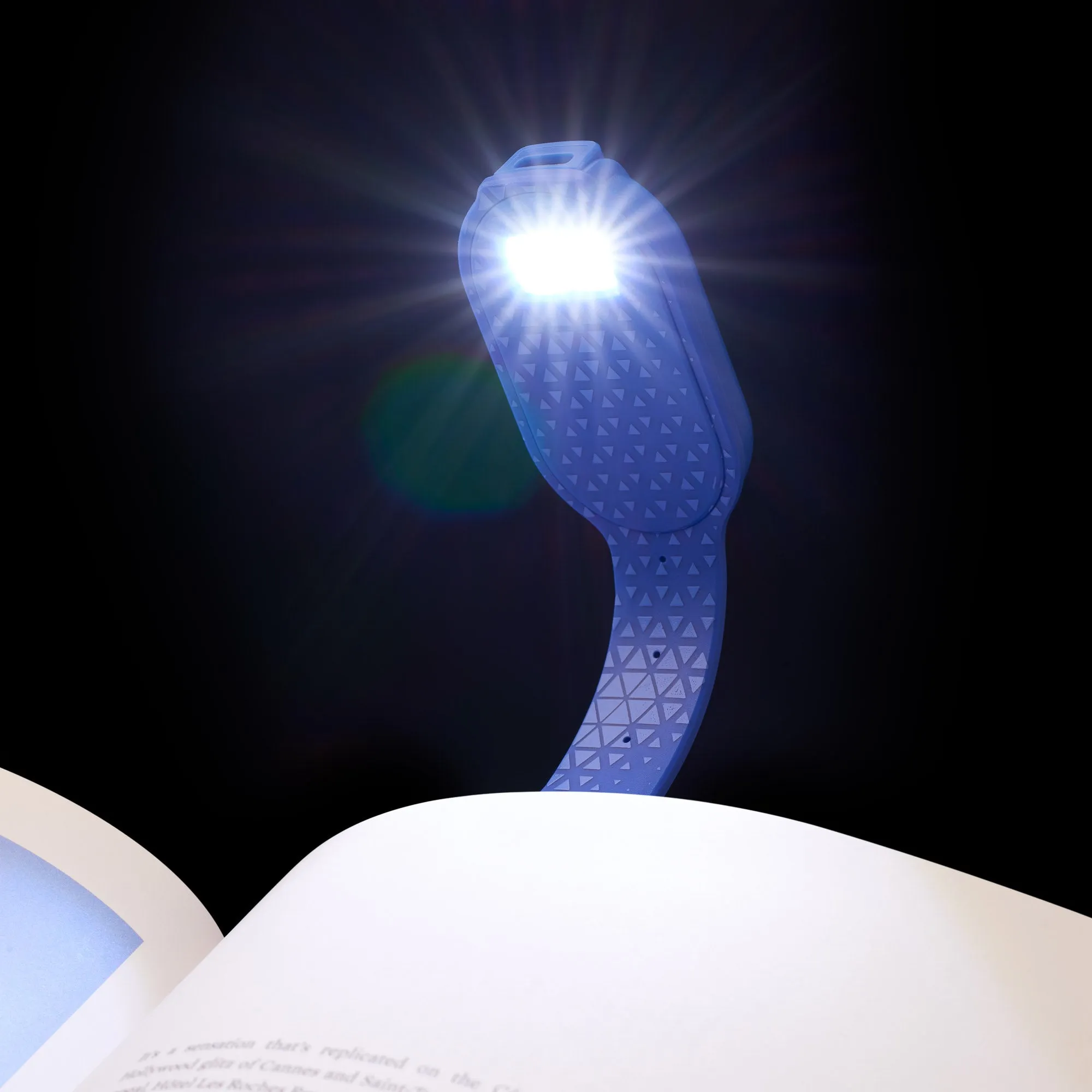 Flexilight Rechargeable Book Light (Blue Hexagonal)