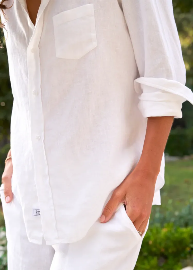 Frank & Eileen | Eileen Relaxed Button Up | Washed Linen