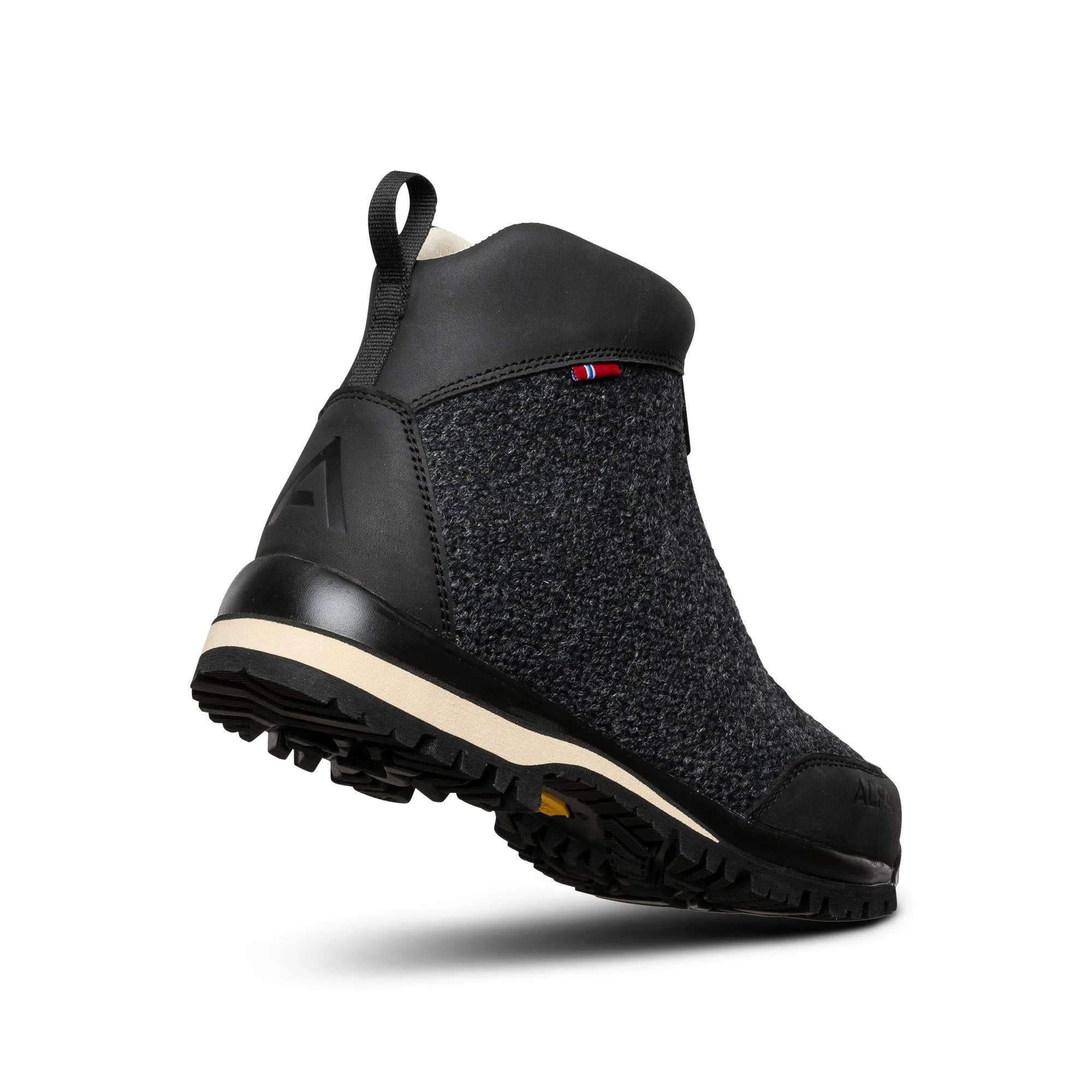 Grend W - Winter shoe with wool - DARK GREY