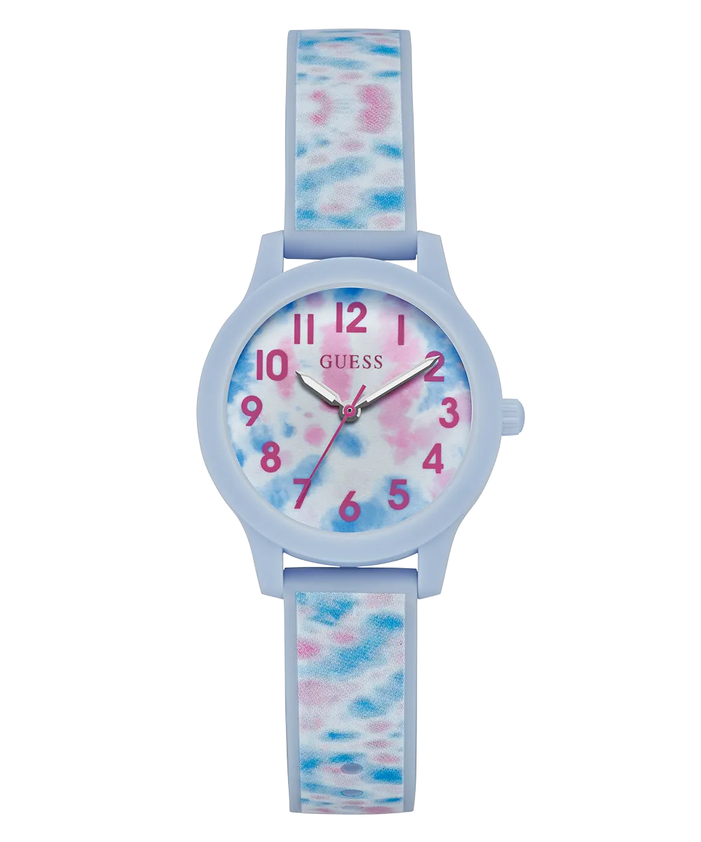 GUESS Kids Tie Dye Blue Analog Watch