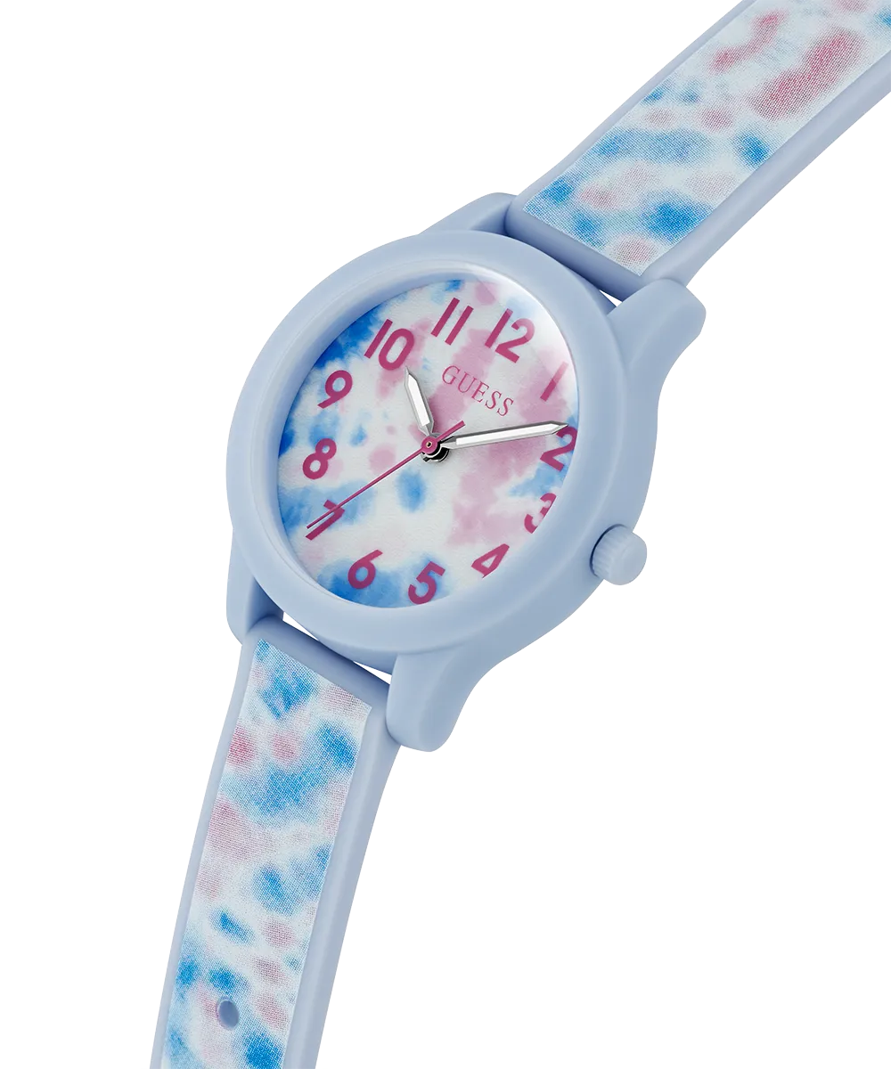 GUESS Kids Tie Dye Blue Analog Watch