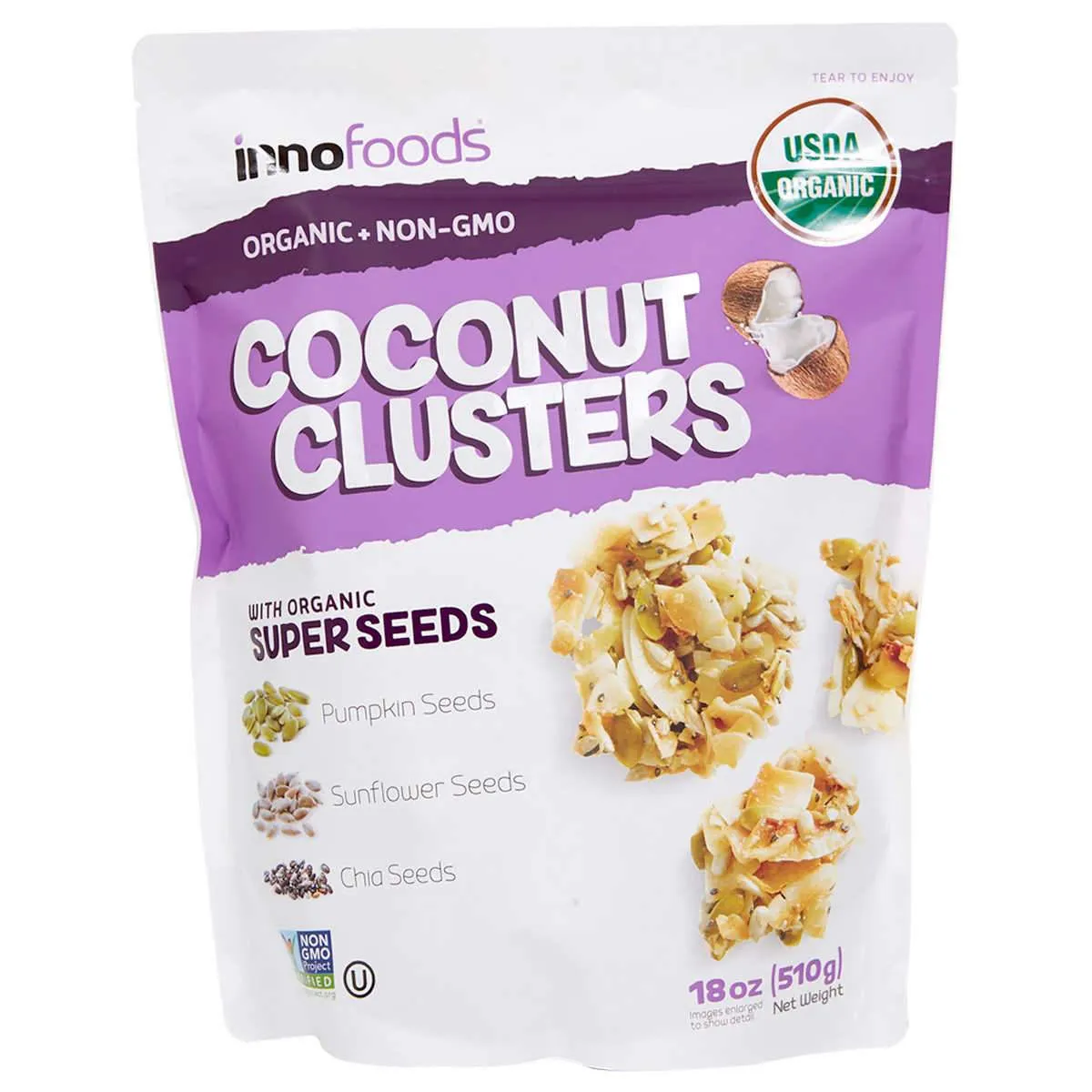 InnoFoods Organic Coconut Clusters
