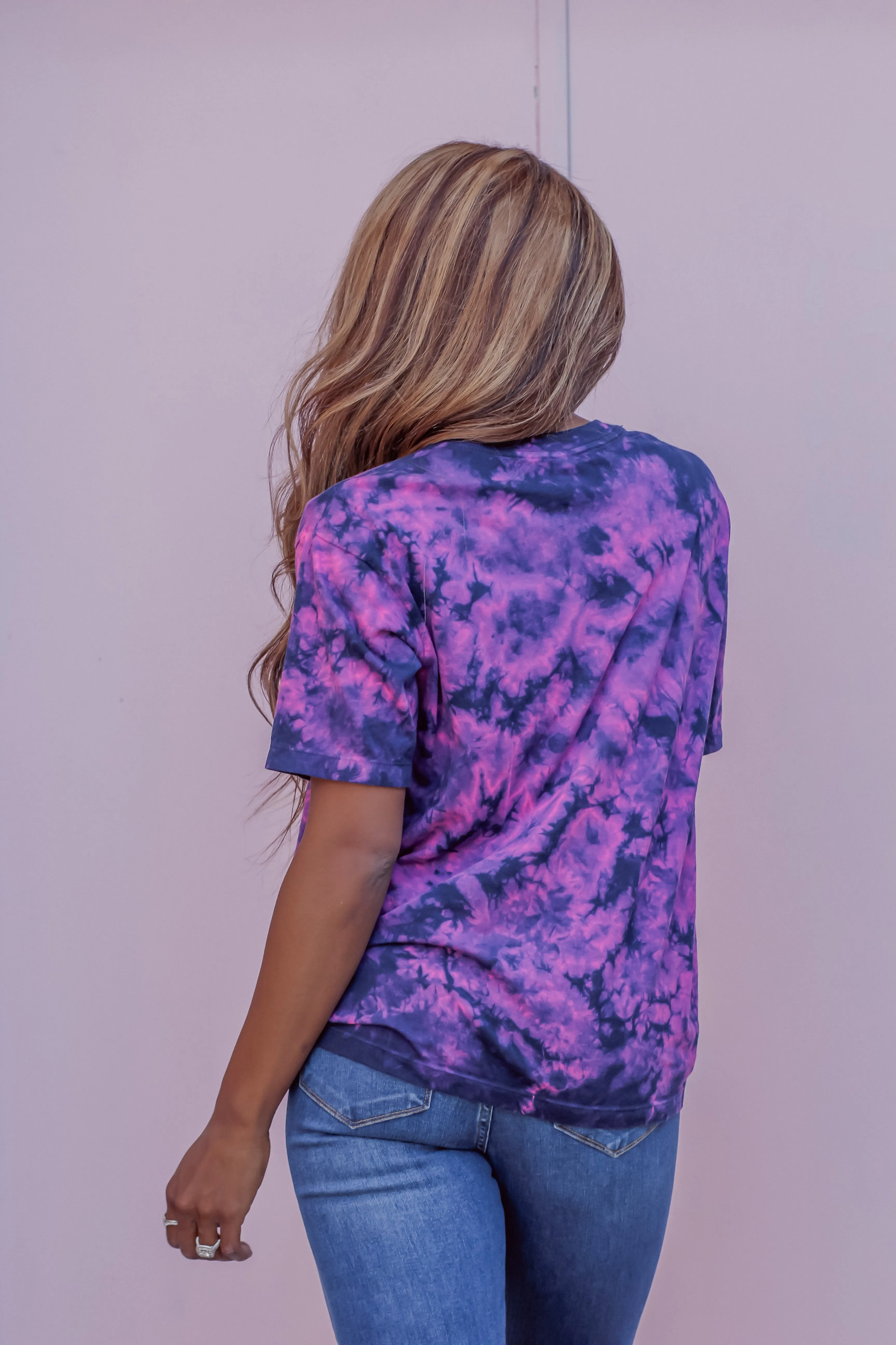Ivory Ella Dusk Cloud Tie Dye Butterfly Graphic Tee