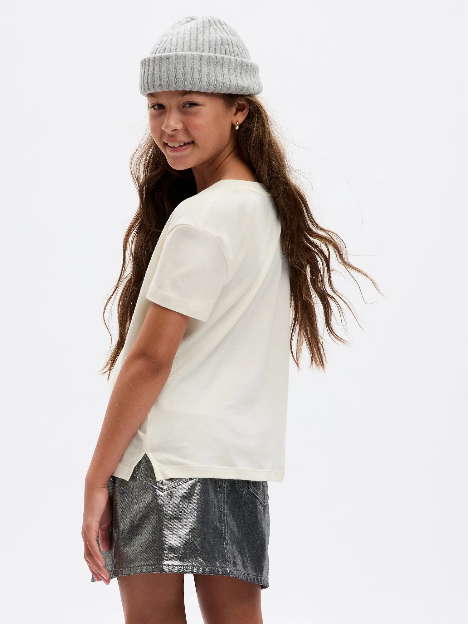 Kids 100% Organic Cotton Arch Logo Graphic T-Shirt