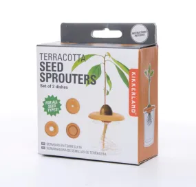 Kikkerland Terracotta Seed Sprouters