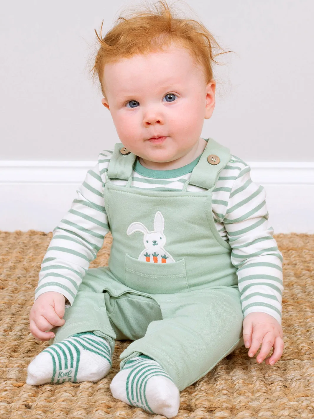 Kite Baby bun dungarees