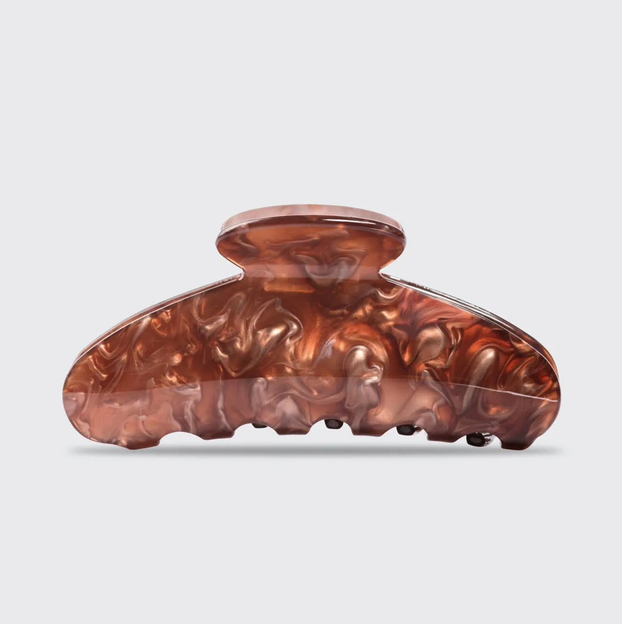 KITSCH - Eco-Friendly Marble Claw Clip - Brunette