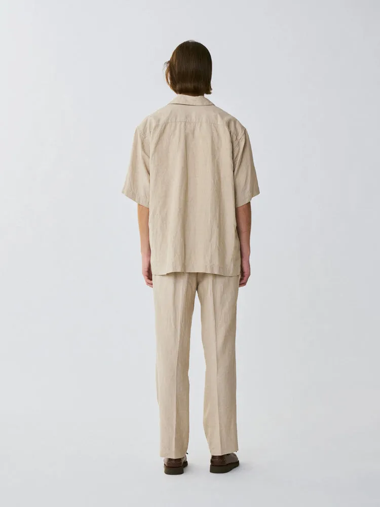 KS23SSH01 LINEN SILK OPEN SHIRT
