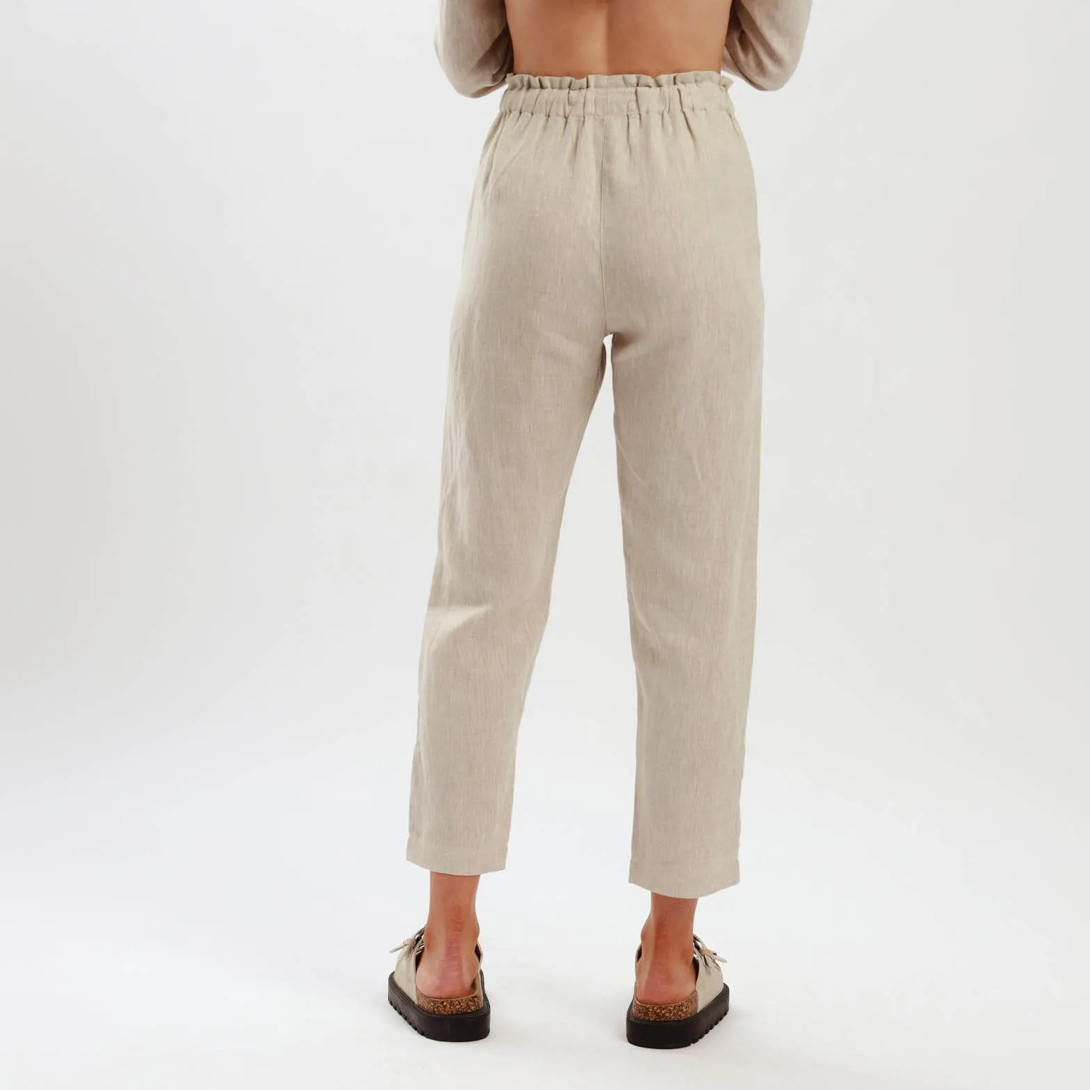 Ladies Linen - Pants | Natural