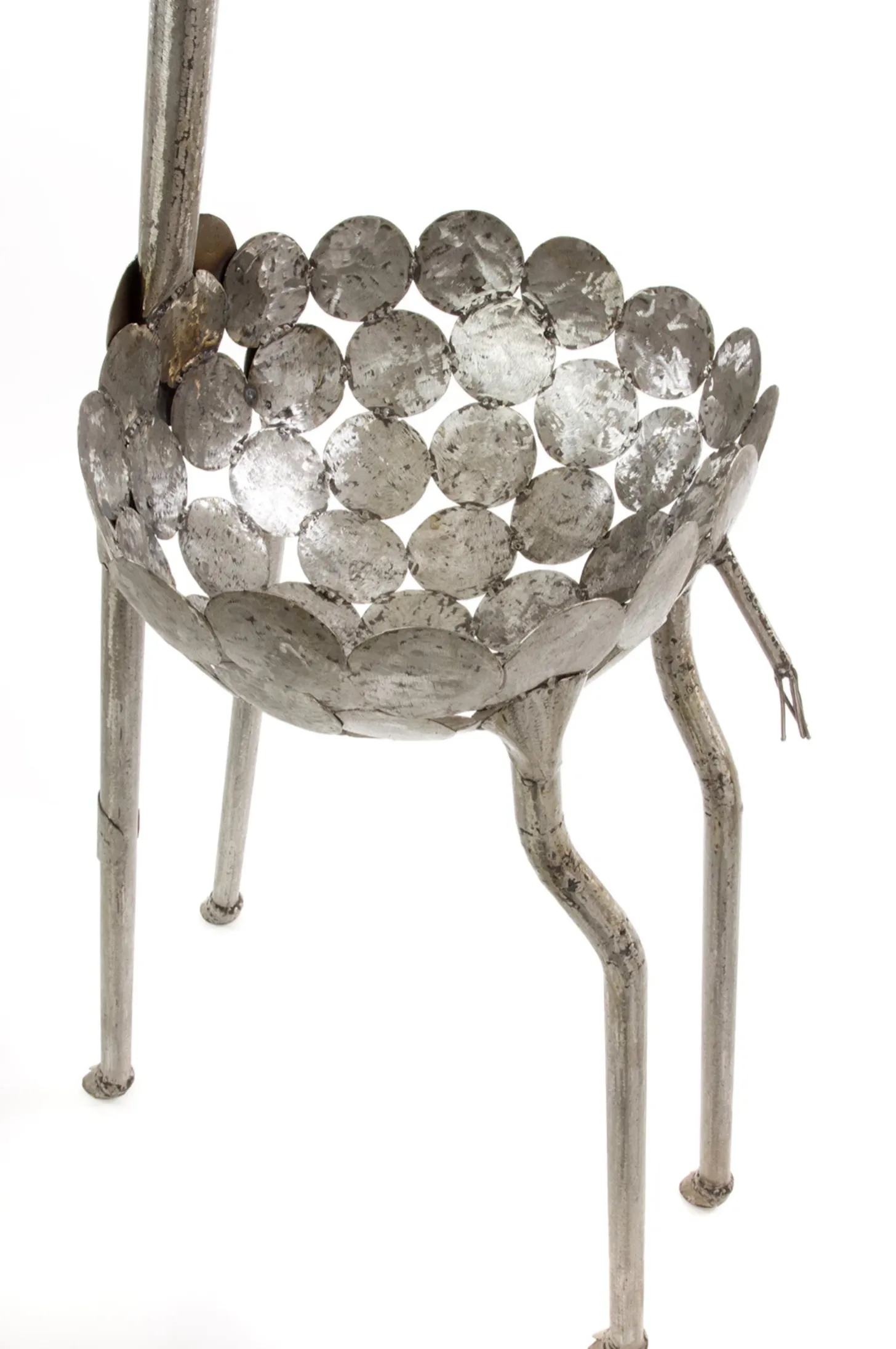 Large outdoor giraffe plant holders- recycled metal, Fair Trade from Kenya