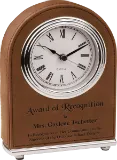 Leatherette Arch Desk Clock