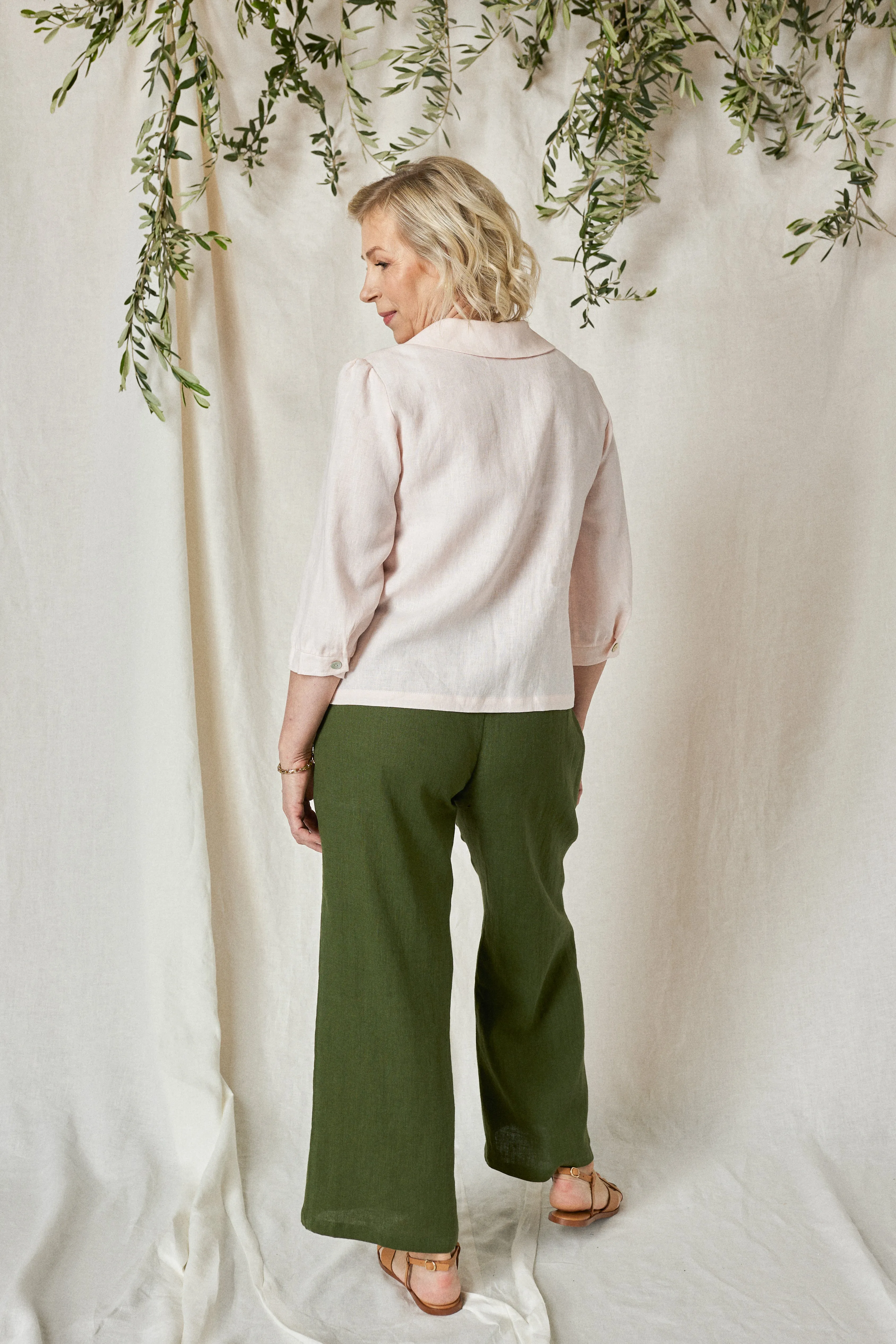 Linen Suit KIM with Ankle Length Pants